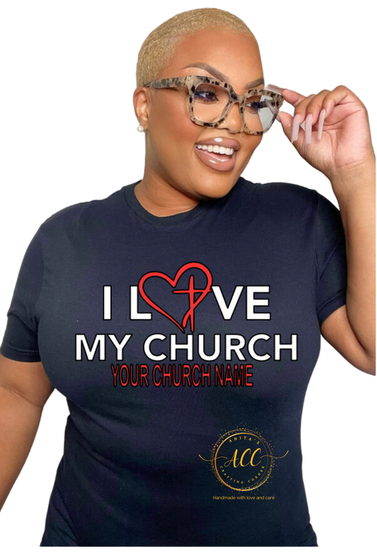 I love my church shirt
