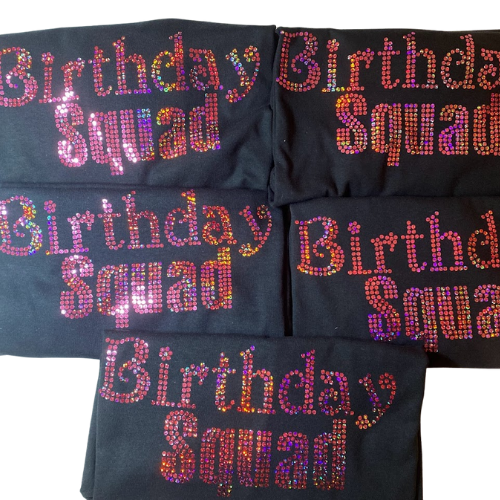Birthday squad shirt