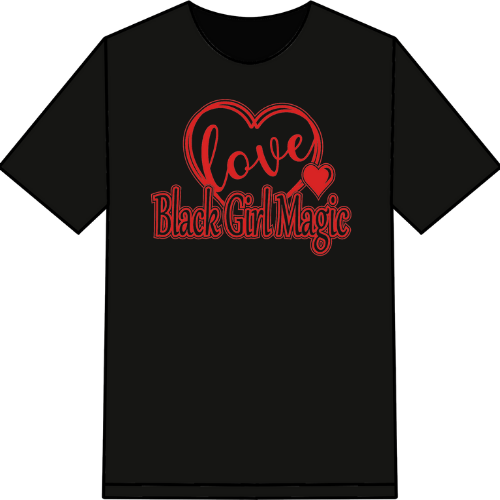 Love black girl magic T-shirt