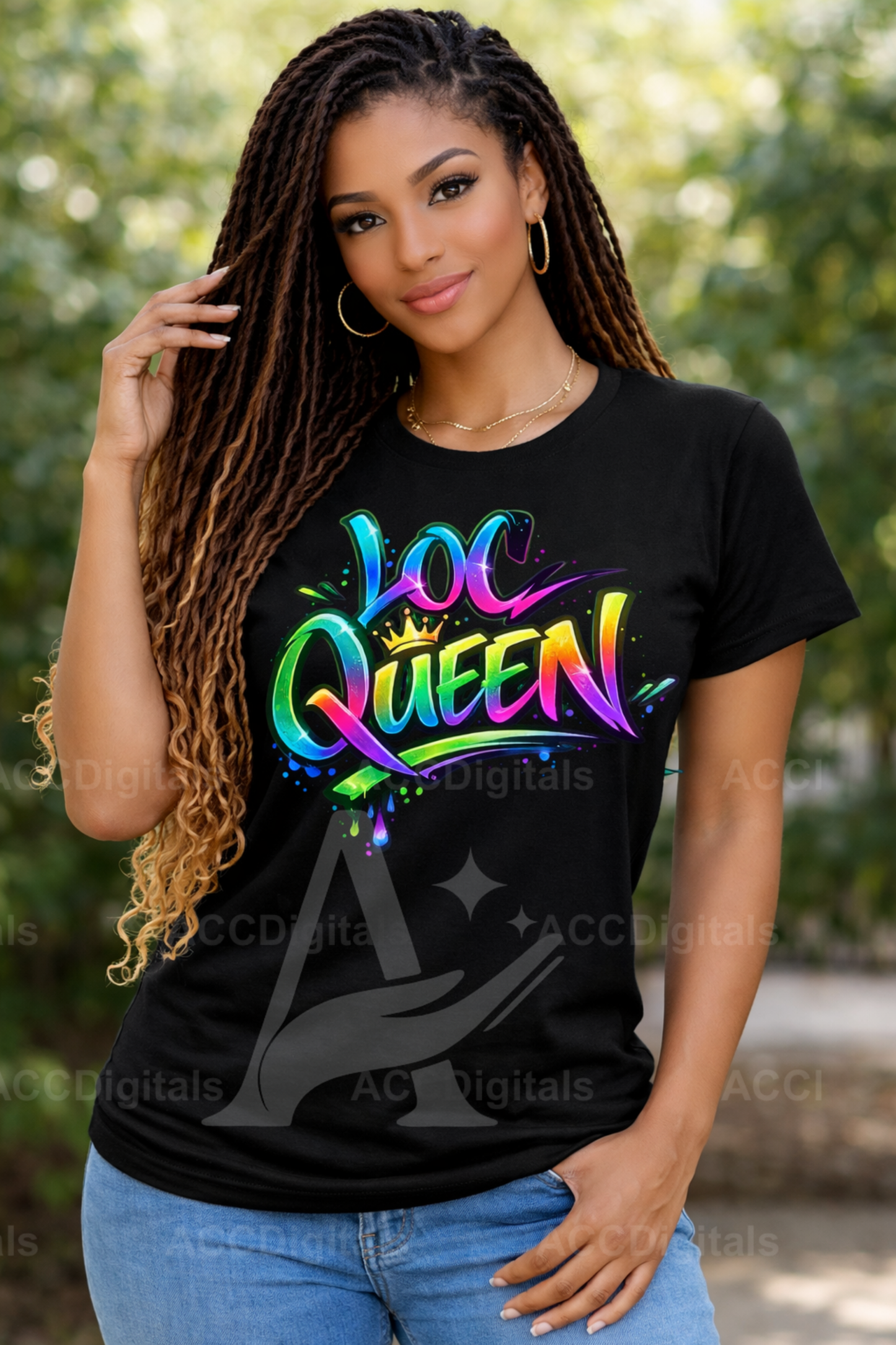 Loc Queen T Shirt Natural Hair Shirt Locs Pride Afro Queen Tee Gift