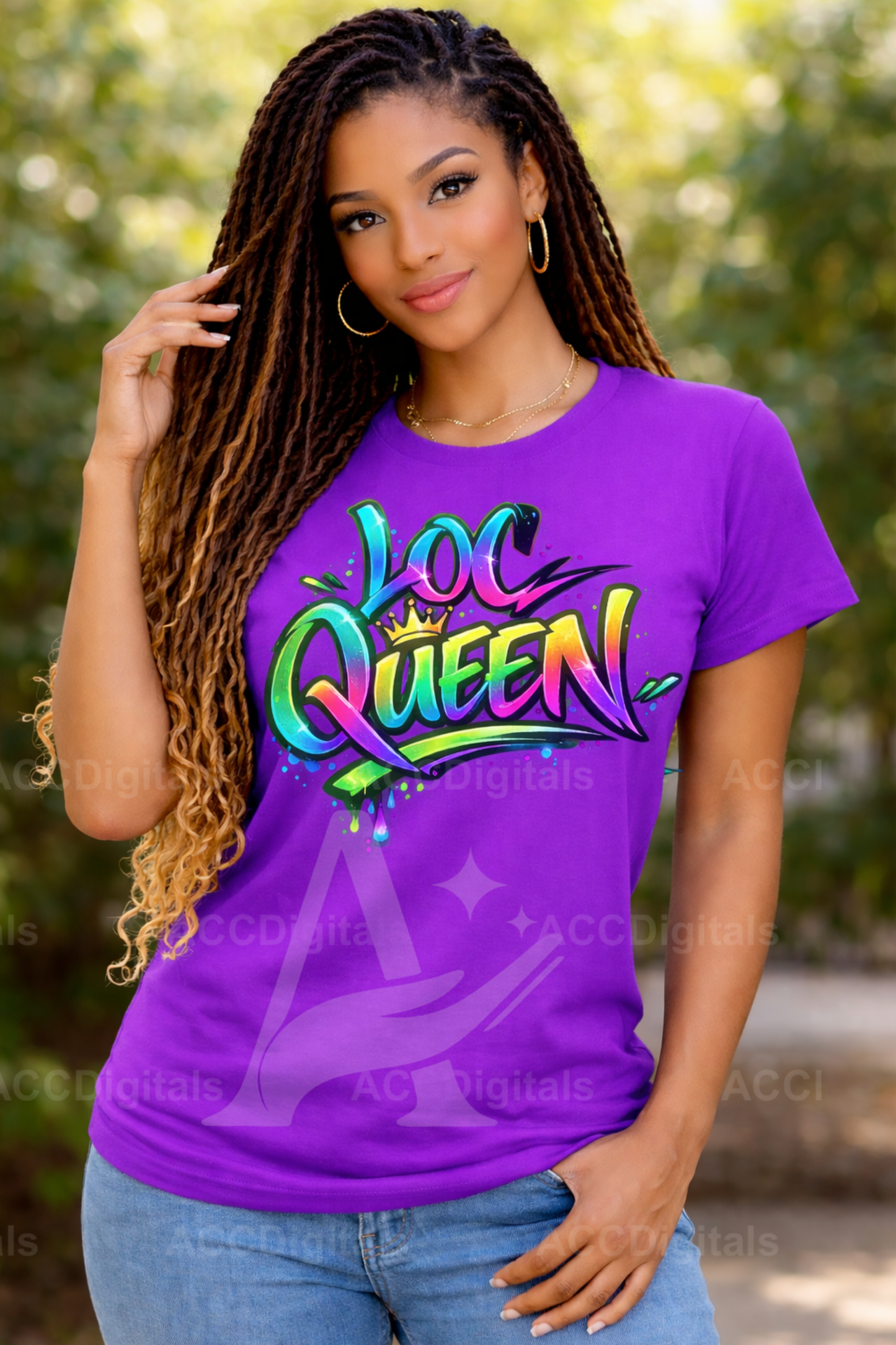 Loc Queen T Shirt Natural Hair Shirt Locs Pride Afro Queen Tee Gift