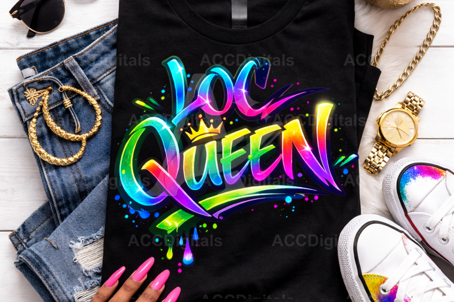 Loc Queen T Shirt Natural Hair Shirt Locs Pride Afro Queen Tee Gift