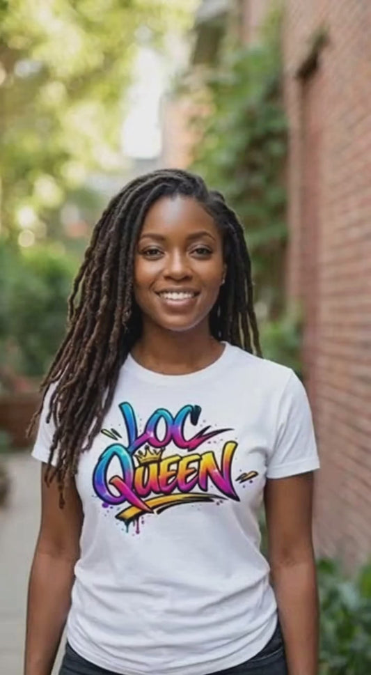 Loc Queen T Shirt Natural Hair Shirt Locs Pride Afro Queen Tee Gift